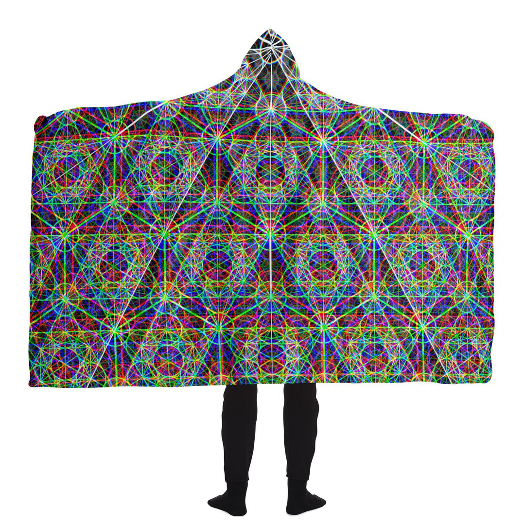 Metatrons Chromatic | Hooded Blanket | PatternNerd