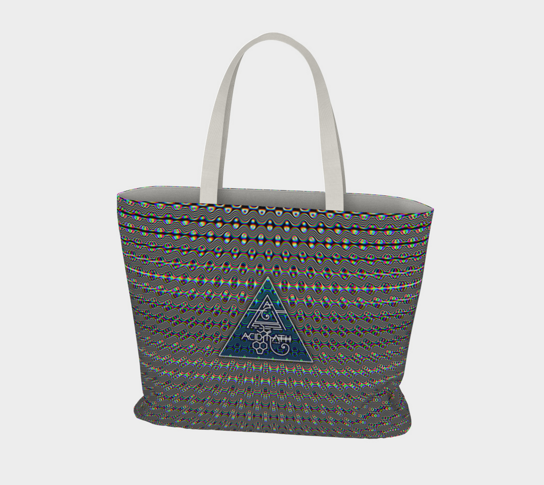 AcidMath Psych Waves | Tote Bage | PatternNerd