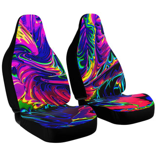 ELECTRO TRANCE Car Seat Covers -Psychedelic Pour House