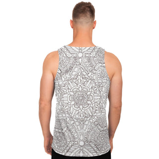 Flower Bloom Unisex Tank Top - Lachlan Wardlaw