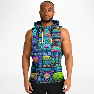 GIZZY Fashion Drop Armhole Hoodie - ACIDMATH AI