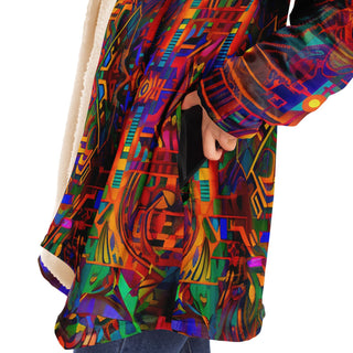 AZTEK Microfleece Cloak - LACHLAN WARDLAW x ACIDMATH AI