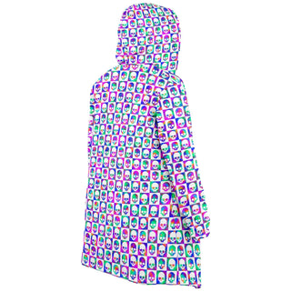 PSY SKULL Microfleece Cloak - AOP | ARTDESIGNWORKS