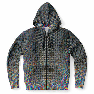FLOWER OF LIFE Fashion Zip-Up Hoodie