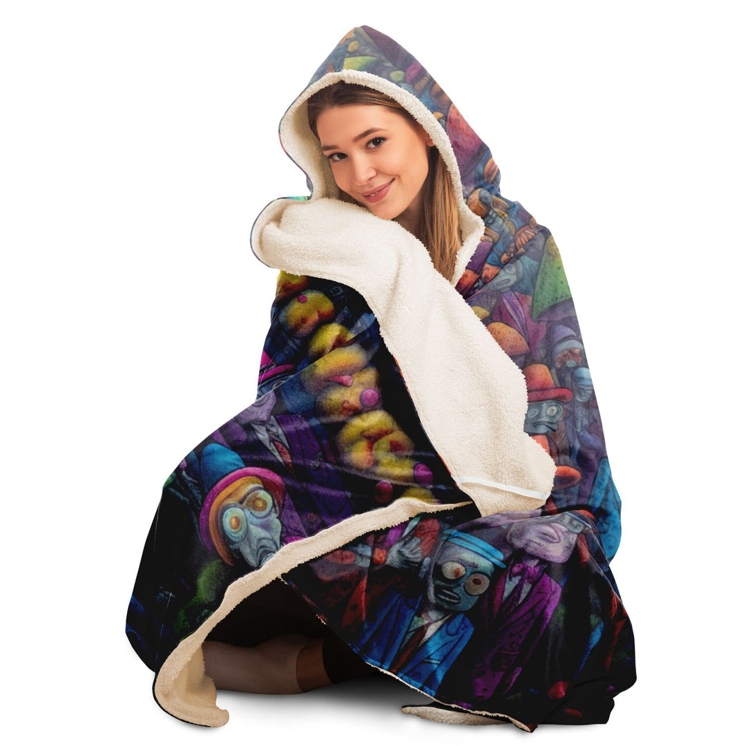 STAY CLASSY Hooded Blanket | ACIDMATH AI