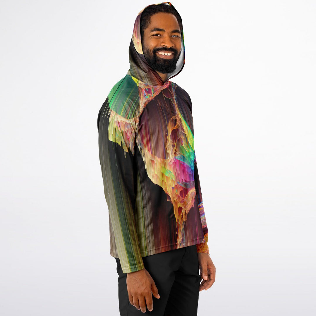 FILAMENT Men's Long Sleeve Hooded Performance Shirt - PSYCHEDELIC POUR HOUSE