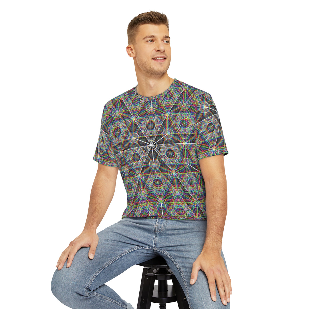 Metatrons Chromatic | Men's Polyester Tee | PatternNerd