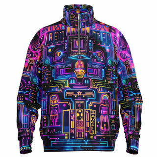 PSYGRID Heavyweight Oversized Quarter Zip Sweatshirt