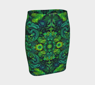 GREEN PASTURE FITTED SKIRT