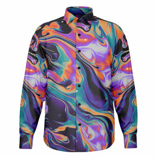 TEMPEST Long Sleeve Button Down Shirt - AOP | MALA VIDA