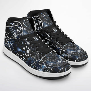 BLACK PRISIM Motion High Top Shoes - ACIDMATH AI