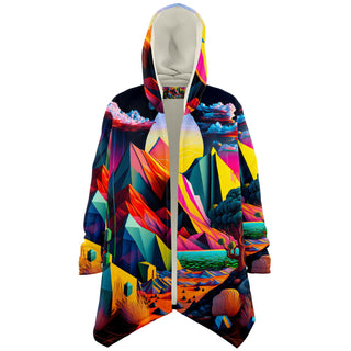 SUNSET Microfleece Cloak - PSYCHEDELIC POUR HOUSE