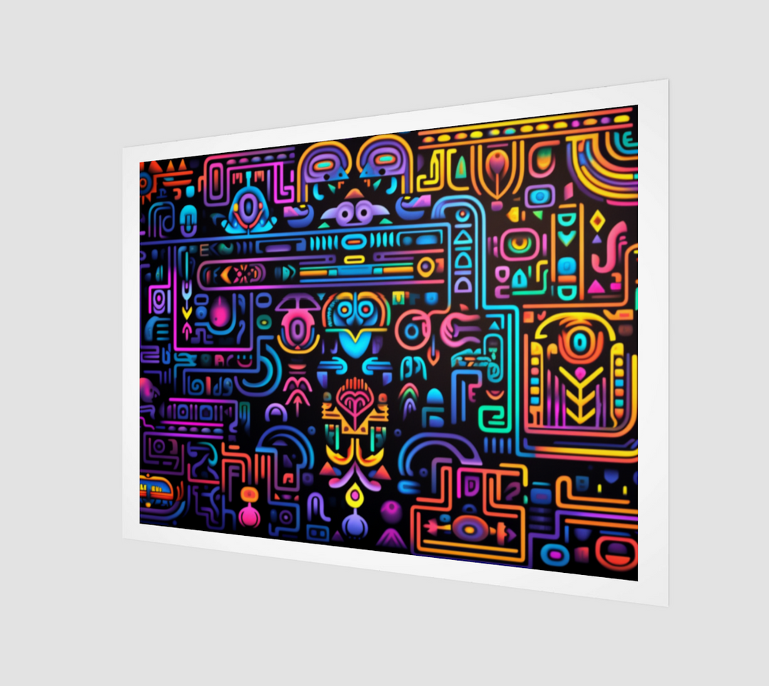 FOLLOW THE COLORS PRINT | ACIDMATH AI