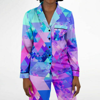 TRIPPIN SHADES Women's Satin Pajamas - AOP | ARTDESIGNWORKS