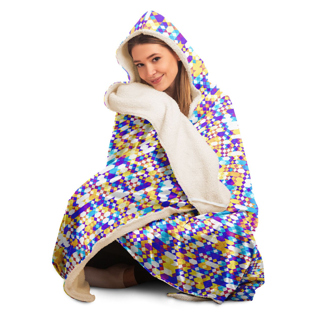 TIC TACS Hooded Blanket - AOP | ARTDESIGNWORKS