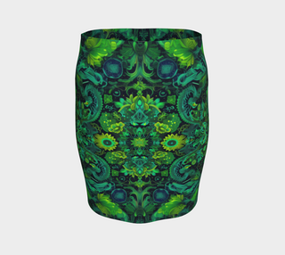GREEN PASTURE FITTED SKIRT