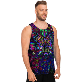 TRIPPY CAT Unisex Tank Top - TAS