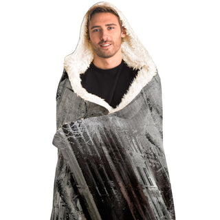 WINTER STREETS Hooded Blanket  | HUBERT SOLCZYNSKI