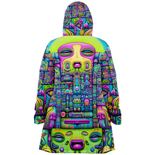 JUICY FRUIT Microfleece Cloak - ACIDMATH AI
