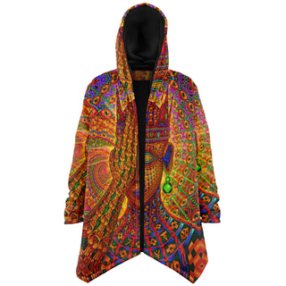 OVERCOOKED Microfleece Cloak - SALVIA DROID