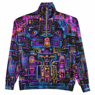 PSYGRID Heavyweight Oversized Quarter Zip Sweatshirt