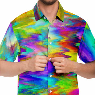 SATURATION Short Sleeve Button Down Shirt - ROBERT HRUSKA