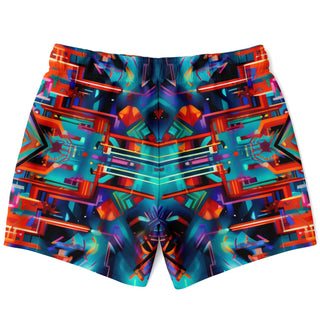 HEX Swim Trunks Men - ACIDMATH AI x LACHLAN WARDLAW