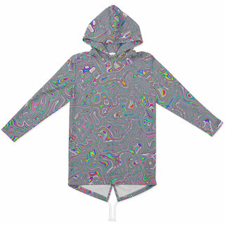 ACID Fashion Elongated Hoodie - HUBERT S