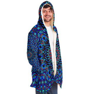 Ocean Flow - Imran -Microfleece Cloak - AOP