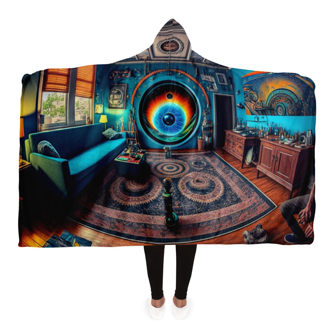 LIVIN ROOM Hooded Blanket | ACIDMATH AI