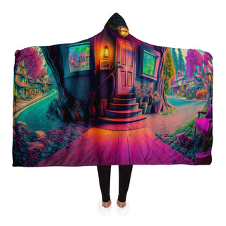 OPEN HOUSE Hooded Blanket | ACIDMATH AI