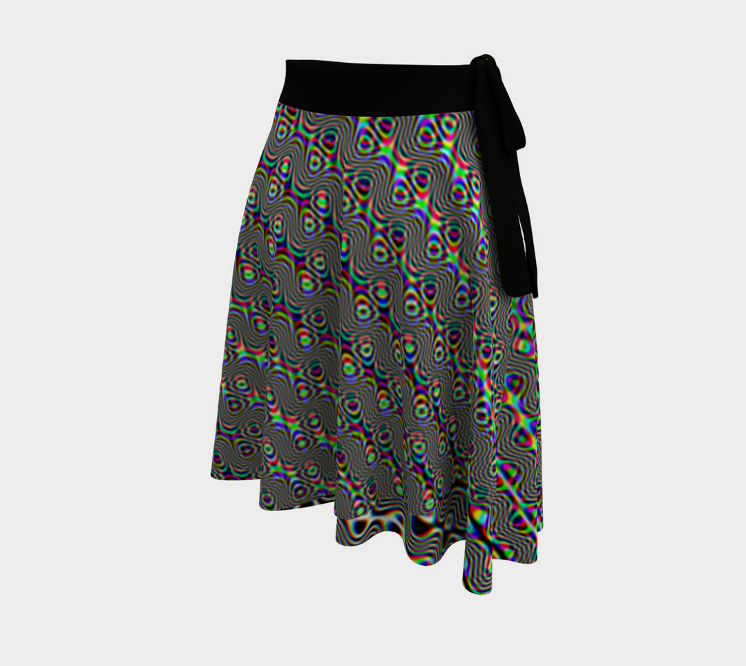 Psych Waves | Wrap Skirt | PatternNerd