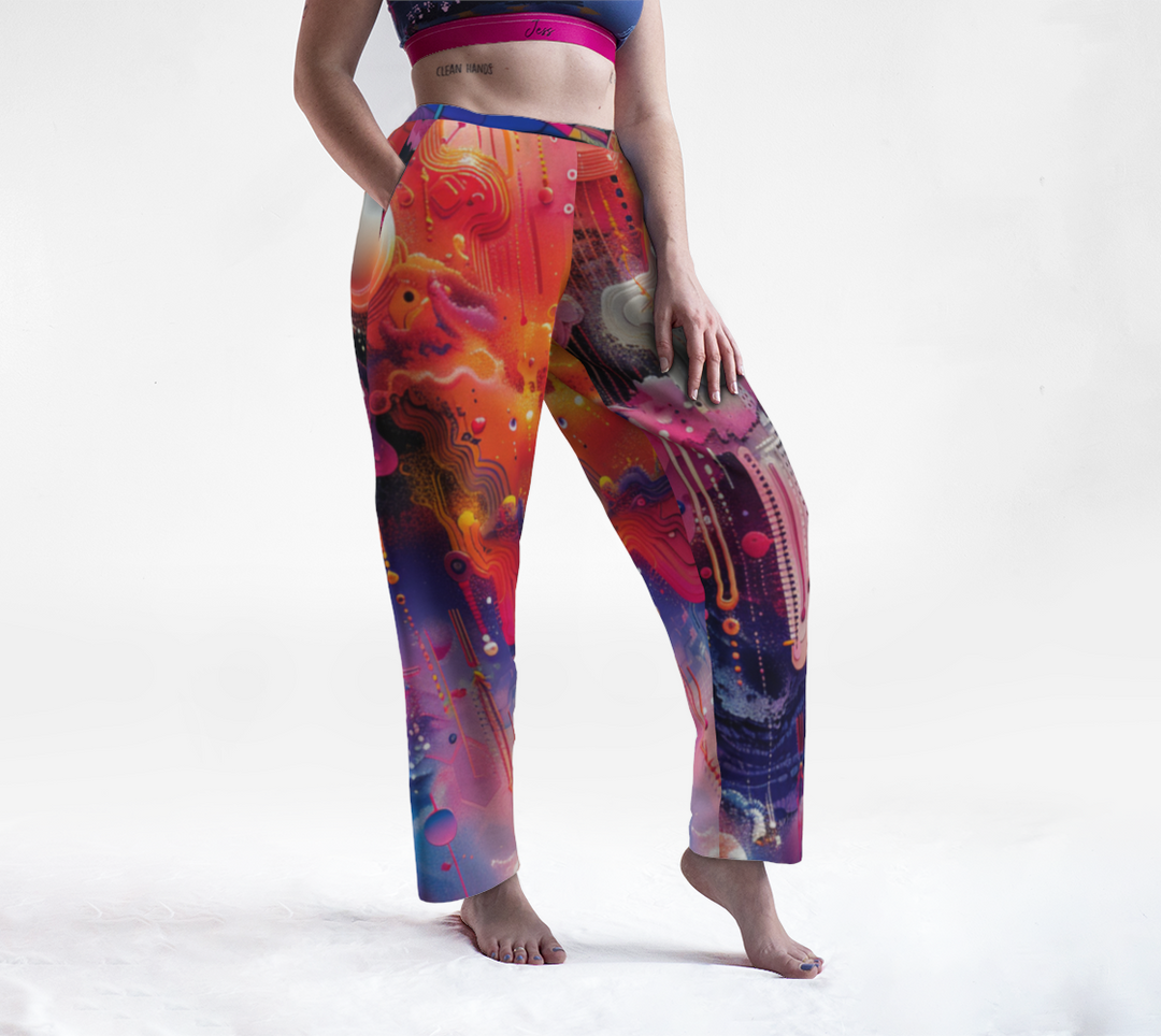 BLOOD LINES LOUNGE PANTS  | ACIDMATH AI