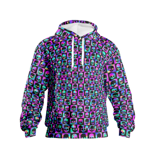 SKULLS Men's Pullover Hoodie ARTDESIGNWORKS