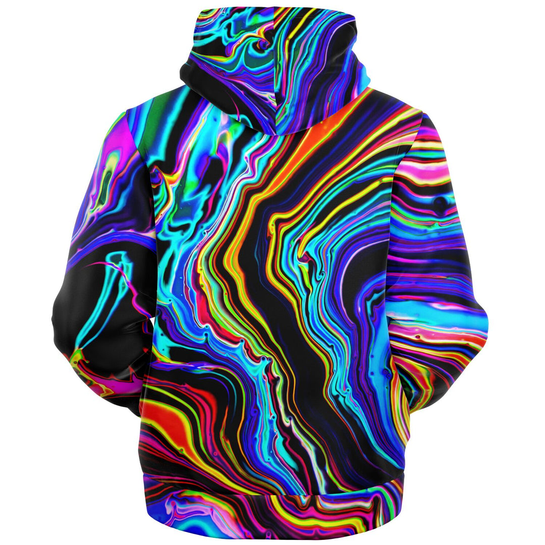 ELECTRO TRANCE Microfleece Ziphoodie | Psychedelic Pour House