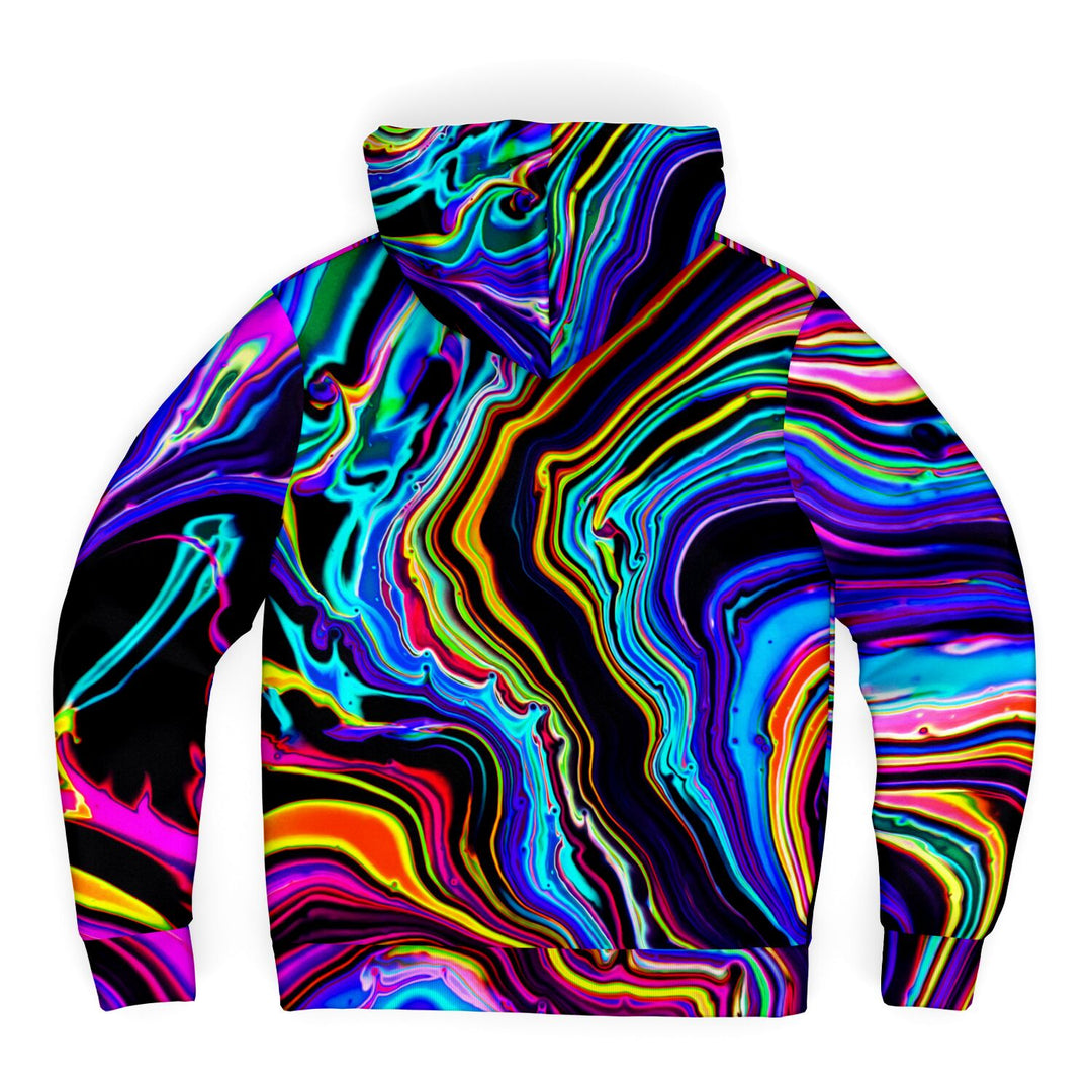 ELECTRO TRANCE Microfleece Ziphoodie | Psychedelic Pour House