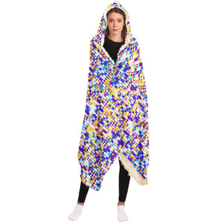 DOTS Hooded Blanket - ARTDESIGNWORKS