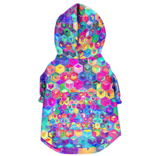 JUICY HEX Athletic Dog Zip-Up Hoodie - ARTDESIGNWORKS