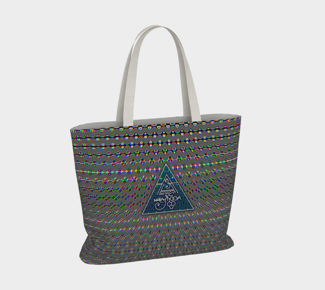 AcidMath Psych Waves | Tote Bage | PatternNerd