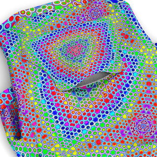 PSY DOTS Fashion Dog Zip-Up Hoodie - Psychedelic Pour House