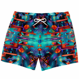HEX Swim Trunks Men - ACIDMATH AI x LACHLAN WARDLAW