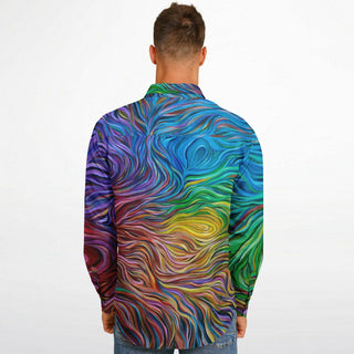 HOLY FUCK Long Sleeve Button Down Shirt - AOP | ARTFOOL