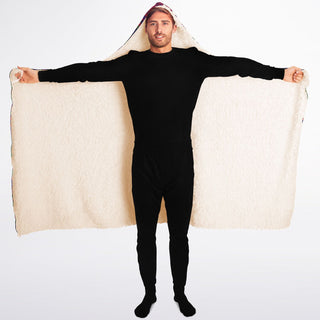PADWAN Hooded Blanket Sherpa - SALVIA DROID