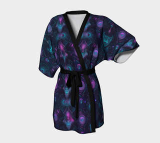 NEON BEARS KIMONO ROBE