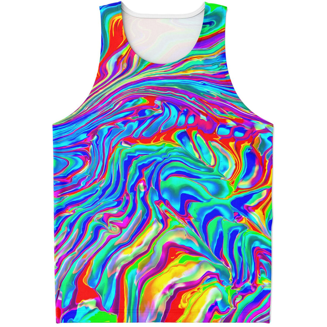 SPLASHING Unisex Tank Top - PSYCHEDELIC POUR HOUSE