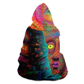 ENTITY BLAST Hooded Blanket - SALVIA DROID x ACIDMATH AI