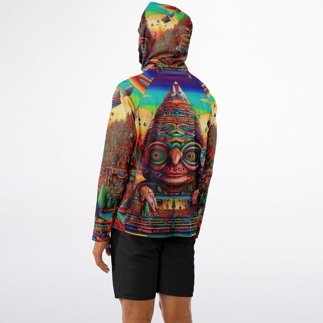 DMT ELF Men's Long Sleeve Hooded Performance Shirt