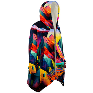 SUNSET Microfleece Cloak - PSYCHEDELIC POUR HOUSE