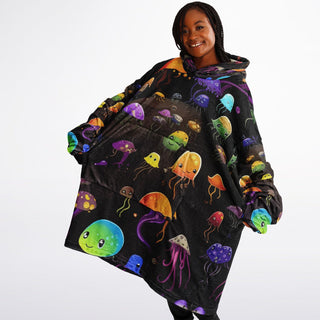 JELLYFISH CUTIES Snug Hoodie Economy -ACIDMATH AI