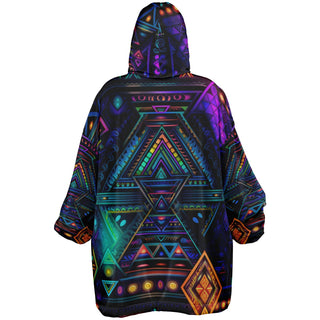 CYBER LIGHTS Snug Hoodie - ACIDMATH AI